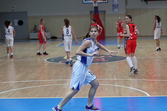 Kadetkinje : ŽKK Zadar – ŽKK Novi Zagreb (foto:Saša Čuka)