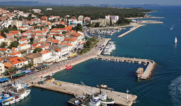 Biograd iz zraka (foto: Marin Gospić)