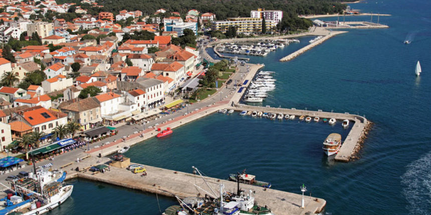 Biograd iz zraka (foto: Marin Gospić)