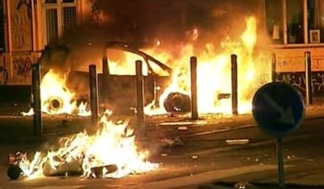 Danska – neredi (Foto: HTV)