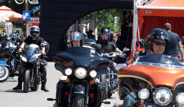Brojni motociklisti i njihovi Harleyi okupirali su Biogradsku rivu, Foto: Franjo Jurić