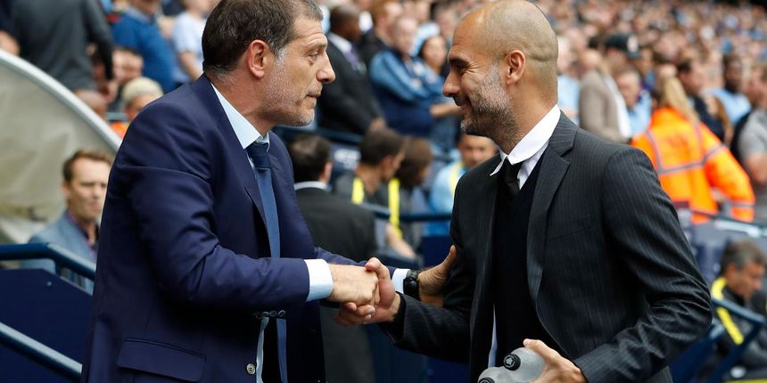 Slaven Bilić i Pep Guardiola, foto: premierleague