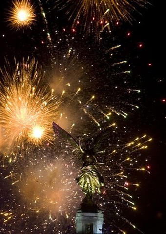 Doček Nove 2009. godine u svjetskim metropolama