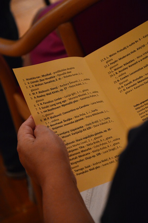 Godišnji koncert GŠ sv. Benedikta Godišnji koncert GŠ sv. Benedikta