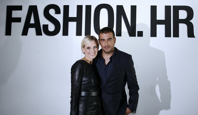 Zagreb, 170910.
Muzej suvremene umjetnosti, MSU.
Dove Fashion Week. 
Na slici Jelena Veljaca i Janko Popovic Volaric.
Foto: Nina Djurdjevic / CROPIX