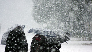 Snijeg u Zadru, 17. prosinca 2009, Foto: Saša Čuka