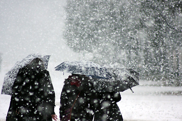 Snijeg u Zadru, 17. prosinca 2009, Foto: Saša Čuka