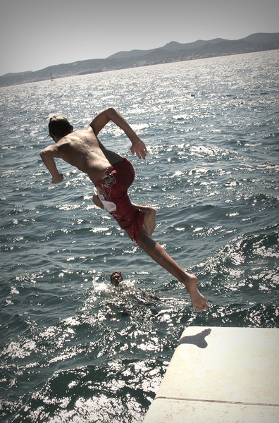 Zadar: Skokovi s rive, Foto: Sasa Cuka