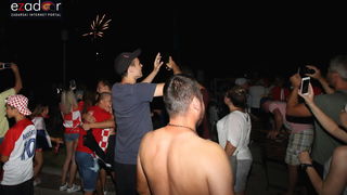 Bibinje: Navijanje za Vatrene i fešta nakon pobjede nad Engleskom