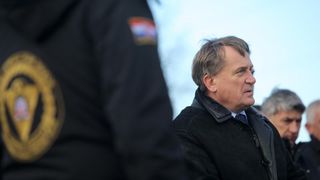 Maslenica: Otkrivanje spomen obilježja križa za poginule hrvatske branitelje u VRO Maslenica ´93, Foto: Filip Brala/PIXSELL