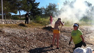 Premuda: Akcija čišćenja plaže “Zad crikve”, Foto: Ivana, Eva, Mia i Lea