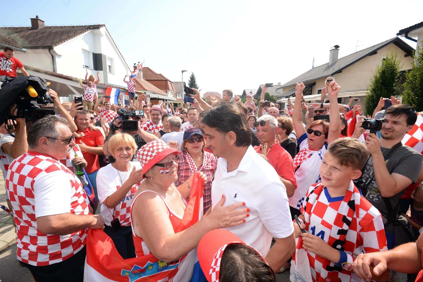 Doček Zlatka Dalića u Varaždinu
