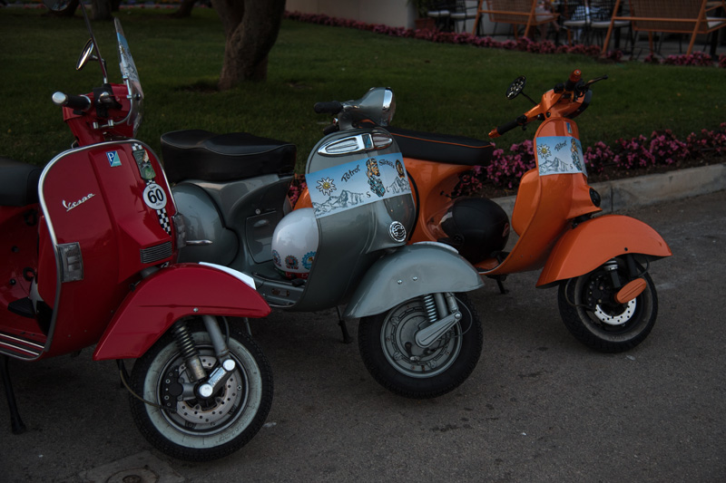 Vespa World Days 2015: Prve vespe stigle u Biograd, foto: Vinko Pešić