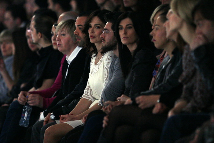 Zagreb, 120311.
Veceras je na Zagrebackom velesajmu odrzana druga vecer modne revije Dove Fashion.Hr.
Revije ce trajati do nedjelje 13.03.
Revija na slici: Robert Sever.
Na slici: Severina Vuckovic.
Foto: Neja Markicevic / CROPIX