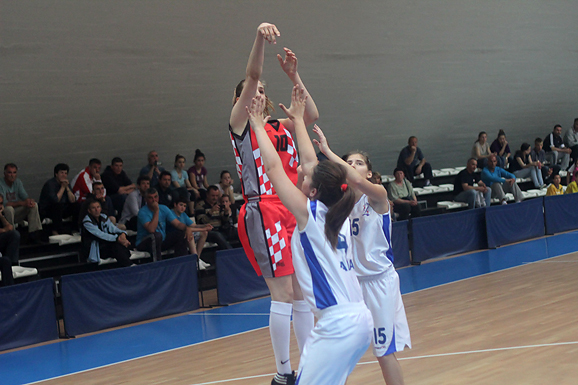 Kadetkinje : ŽKK Zadar – ŽKK Novi Zagreb (foto:Saša Čuka)