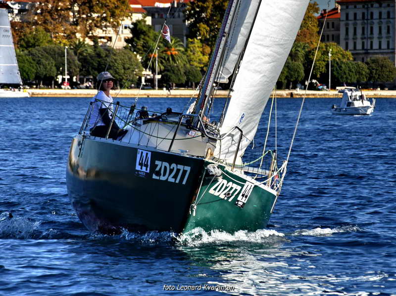 Zadarska Koka 2016. gledana s mora. Foto: Leonard Kvarantan Zadarska Koka 2016. gledana s mora. Foto: Leonard Kvarantan