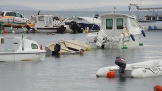 Otok Vir gotovo je potopljen uslijed jakog kišnog i grmljavinskog nevremena koje traje već drugi dan, Photo: Damir Špehar/PIXSELL Otok Vir gotovo je potopljen uslijed jakog kišnog i grmljavinskog nevremena koje traje već drugi dan, Photo: Damir Špehar/PIXSELL