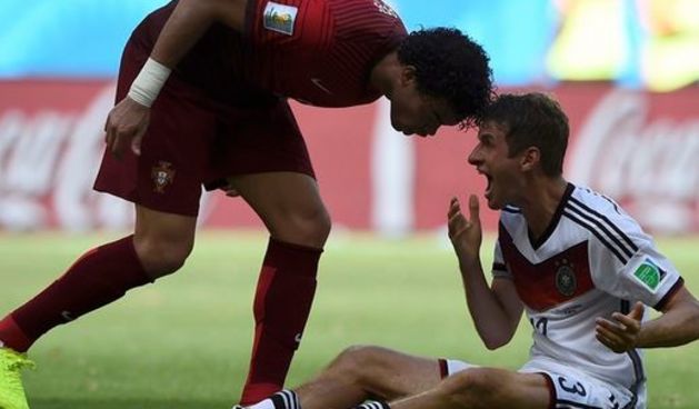 Thomas Muller i Pepe, foto: Reuters