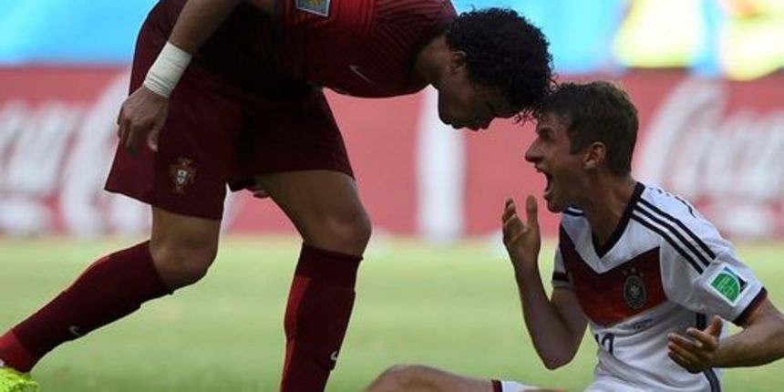 Thomas Muller i Pepe, foto: Reuters