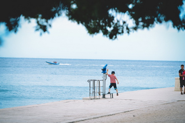 Škura bura na zadarskoj rivi 15. srpnja 2016.