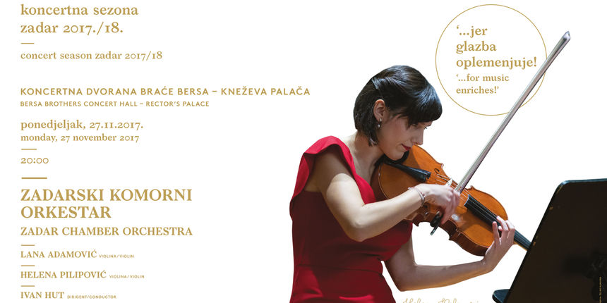 Zadarski komorni orkestar za Dan grada u Kneževoj palači!