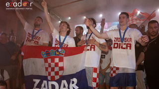 Veličanstven doček četvorice zadarskih Vatrenih