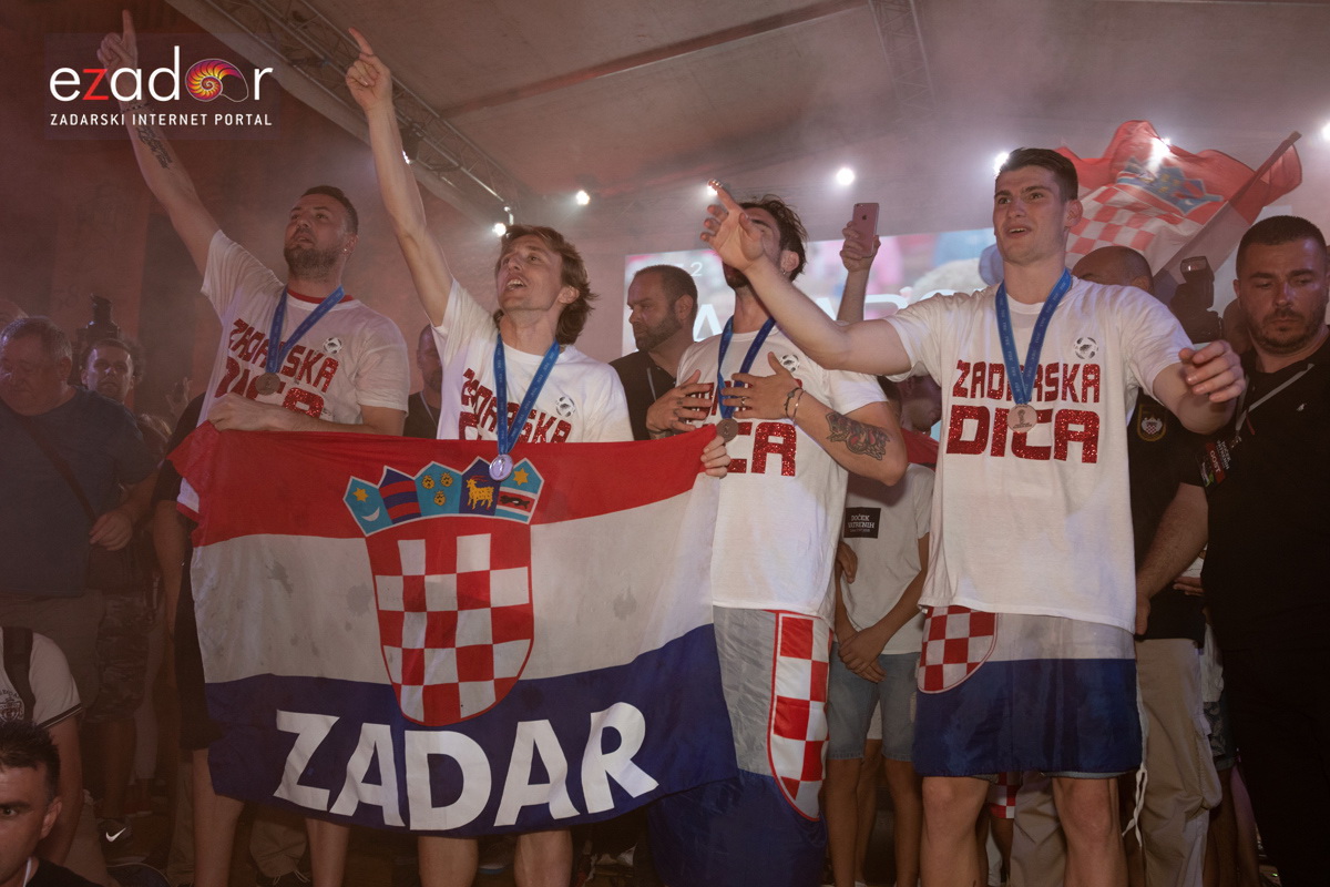 Veličanstven doček četvorice zadarskih Vatrenih