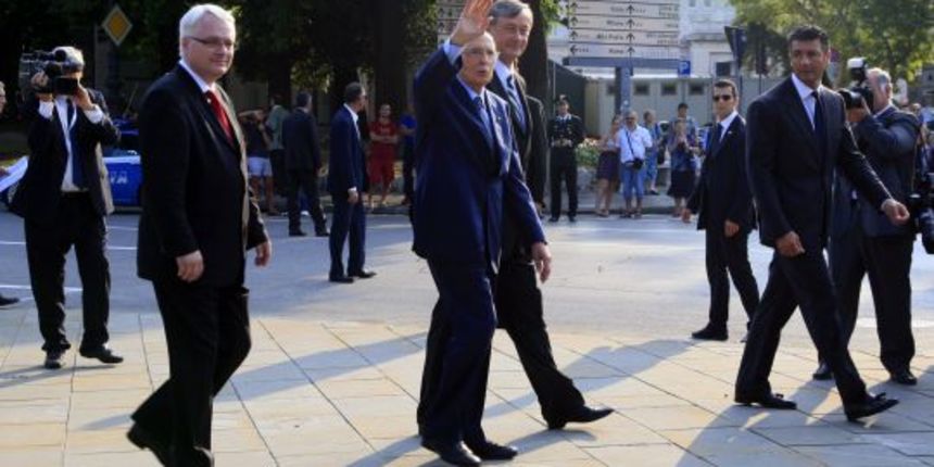 Josipović, Napolitano i Tuerk sastali se u Trstu (Foto: Goran Šebelić/Cropix) Josipović, Napolitano i Tuerk sastali se u Trstu (Foto: Goran Šebelić/Cropix)