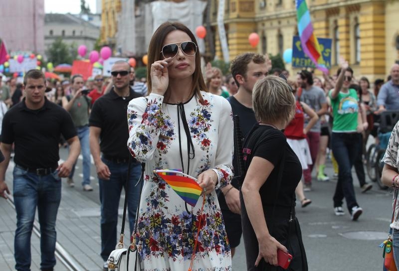 Održan je XV Zagreb Pride pod motom Još Hrvatska ni propala. Photo: PIXSELL Održan je XV Zagreb Pride pod motom Još Hrvatska ni propala. Photo: PIXSELL