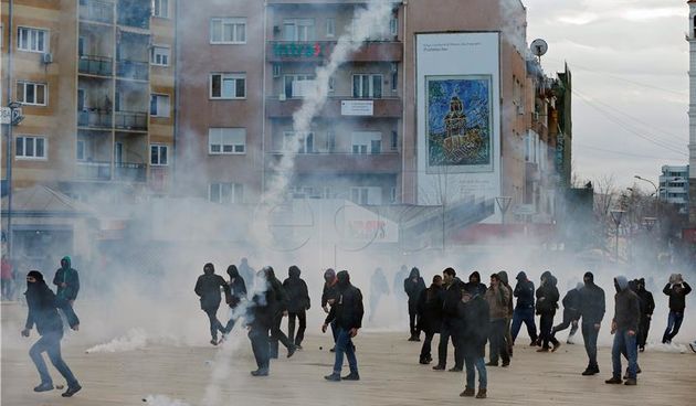 Prosvjedi u Prištini, Foto: Hina