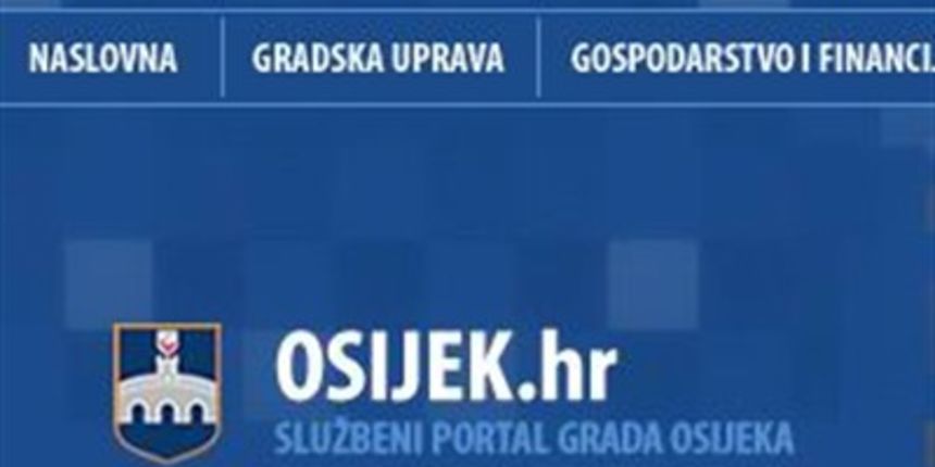 Web stranica Grada Osijek (Foto: Tportal.hr) Web stranica Grada Osijek (Foto: Tportal.hr)