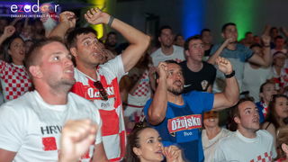 Zadar je gorio: Velika fešta nakon plasmana Vatrenih u polufinale Svjetskog prvenstva