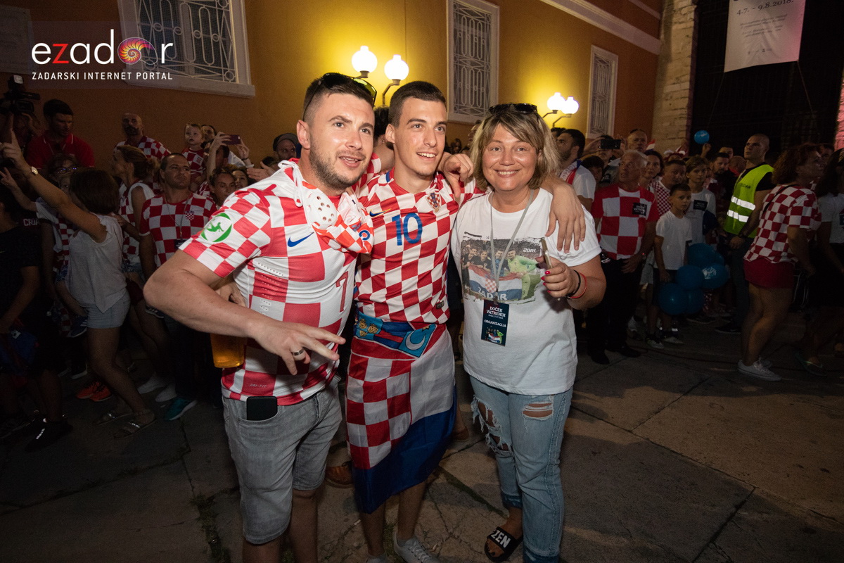 Veličanstven doček četvorice zadarskih Vatrenih