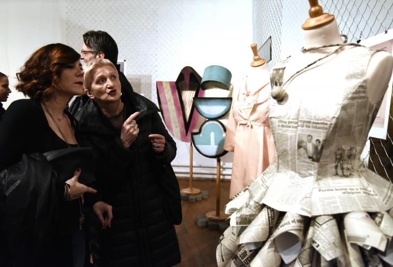 U Domu HDLU-a otvorena je izlozba Osamdesete – slatka dekadencija postmoderne. Photo: Davor Visnjic/PIXSELL