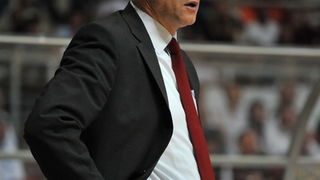 Zadar, 260513.
Dvorana Kresimira Cosica. 
3. polufinalna utakmica prvenstva Hrvatske izmedju KK Zadar i KK Cedevita.
Na fotografiji: trener Cedevite Jaksa Vulic.
Foto: Luka Gerlanc / CROPIX