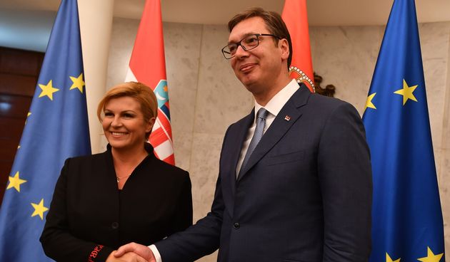 Aleksandar Vučić i Kolinda Grabar-Kitarović