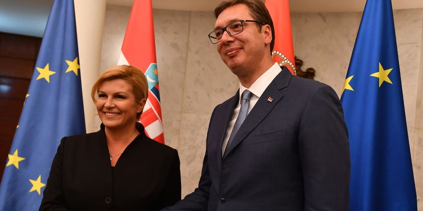 Aleksandar Vučić i Kolinda Grabar-Kitarović