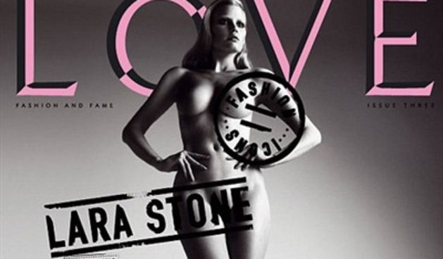 Gola Lara Stone s pogledom divlje mačke (Tportal.hr)