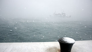 Snijeg u Zadru, 17. prosinca 2009, Foto: Saša Čuka