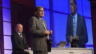 Rovinj, 220410.
Danas je u Rovinju otvorena Windays business konferencija, u organizaciji Microsoft Hrvatska i Jutarnjeg lista. Na otvorenje je dosla premijerka Jadranka Kosor.
Na fotografiji: Ninoslav Pavic.
Foto: Goran Sebelic / CROPIX