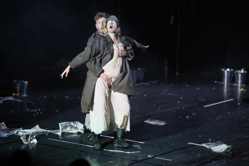 U sklopu Medjunarodnog festivala suvremenog kazalista Zadar snova, u kazalistu lutaka odrzana je predstava Grobnica za Borisa Davidovica. Photo: Filip Brala/PIXSELL