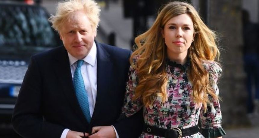 Boris Johnson sa suprugom Boris Johnson sa suprugom