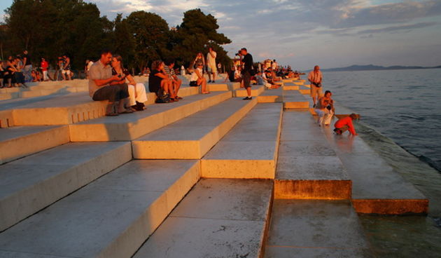 Djir po gradu 1. srpnja 2009., Morske orgulje