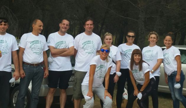 Zaposlenici GRAWE-a u akciji čišćenja u PP Vransko jezero