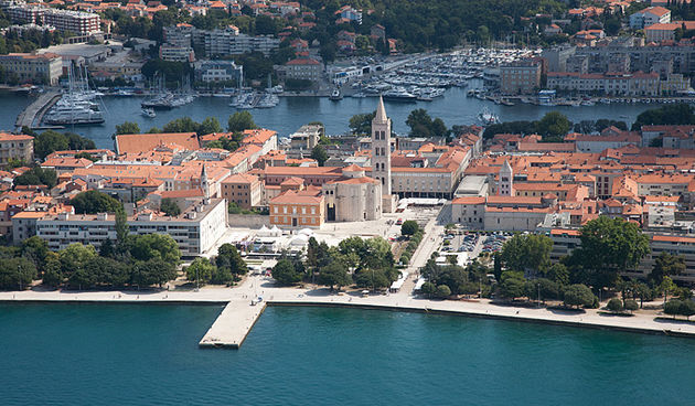 Grad Zadar iz zraka, foto: Leo Banić