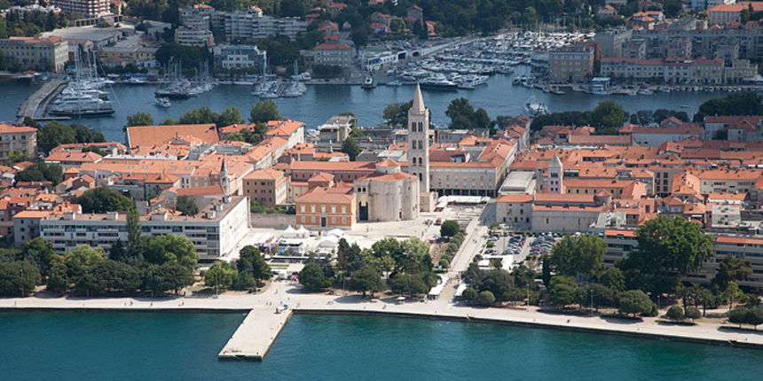 Grad Zadar iz zraka, foto: Leo Banić