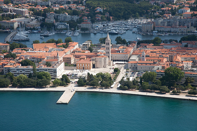 Grad Zadar iz zraka, foto: Leo Banić