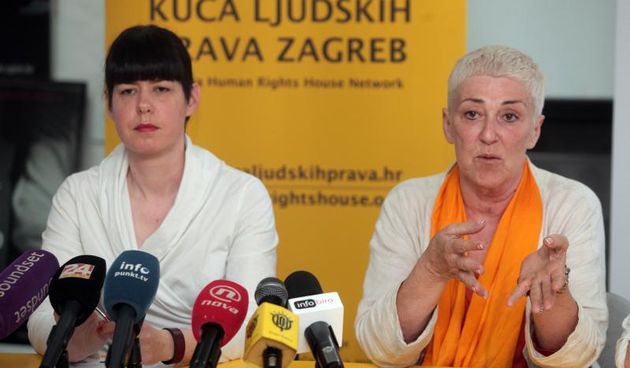 17.07.2013., Zagreb – U Kuci ljudskih prava odrzana je konferencija za medije udruge Franak. Photo: Zarko Basic/PIXSELL Autor  Zarko Basic/PIXSELL KLJUČNE RIJEČI  Kuca ljudskih prava, Petra Rodik, Sanja Sarnavka, Udruga Franak, konferencija za medije