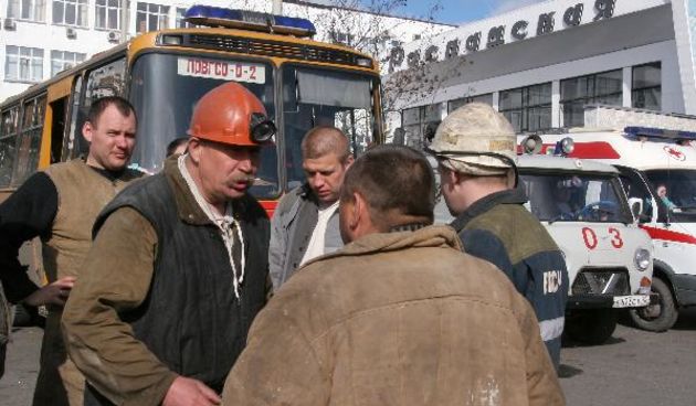 Spasioci ispred ruskog rudnika metana (Foto: Reuters)