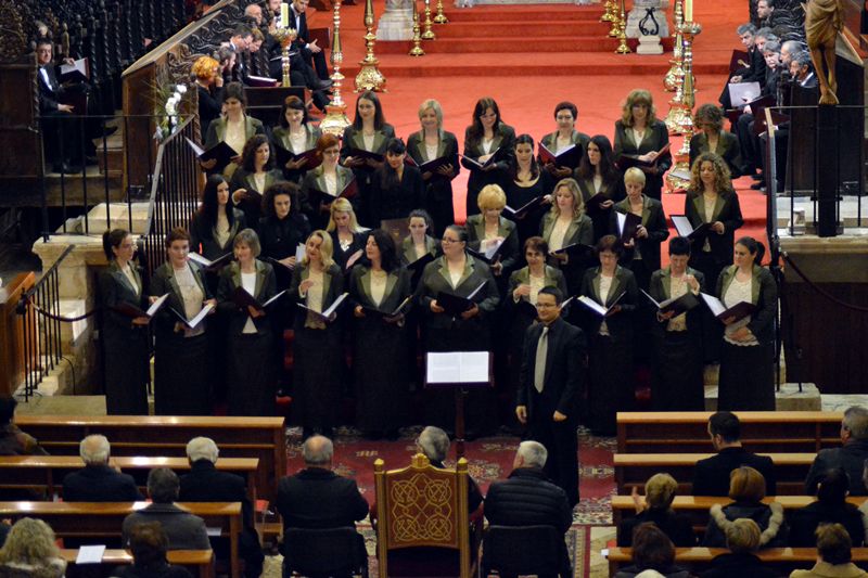 Obljetnički koncert HPGD Zoranić u katedrali, foto: I. Perinčić